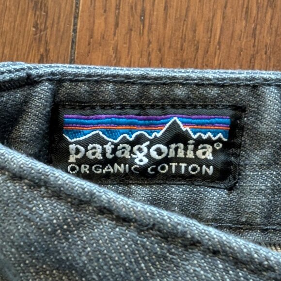 Patagonia Common Threads Grey Button Fly Denim Jeans Organic Cotton Size - 32x34 - Picture 3 of 6